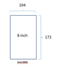 2pcs Universal 5/6/7/8/9/10/11/12inch Screen Protectors C Protective Pet Film FOR mobile Smart phone Tablet/Car GPS LCD/MP3 4