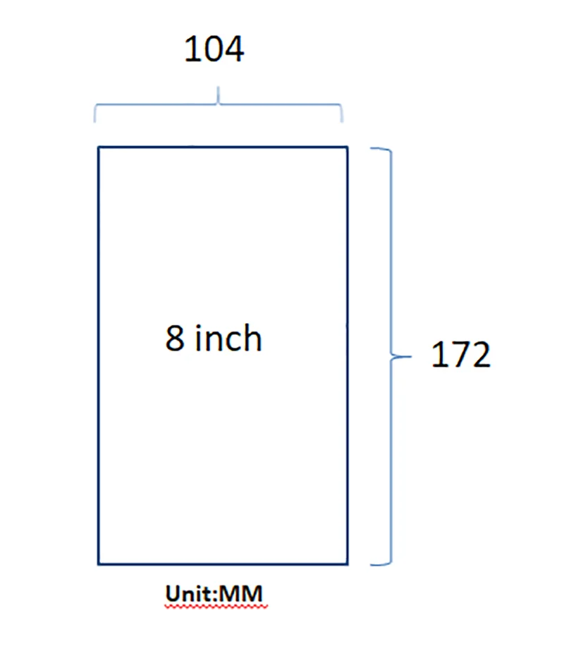 2pcs Universal 5/6/7/8/9/10/11/12inch Screen Protectors C Protective Pet Film FOR mobile Smart phone Tablet/Car GPS LCD/MP3 4