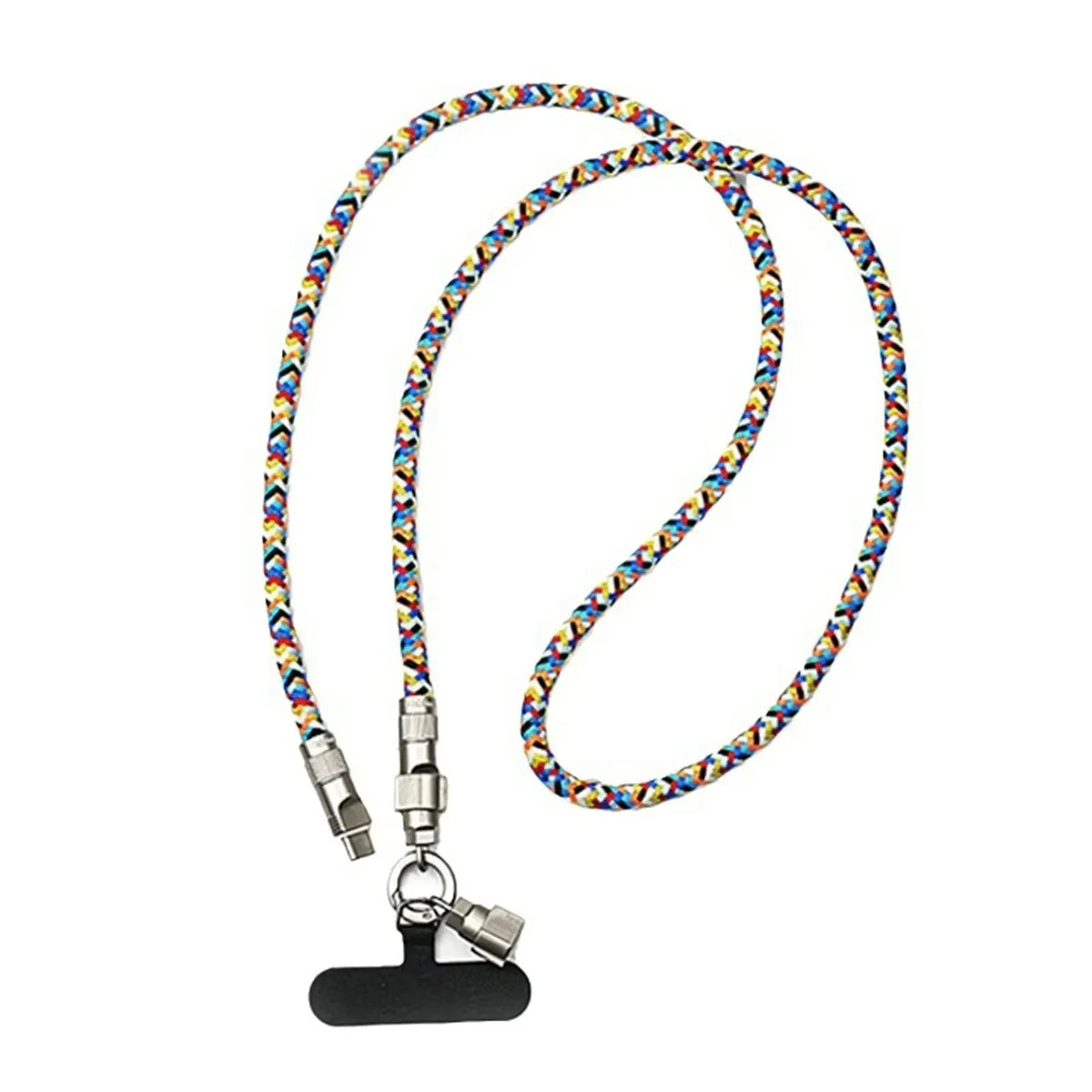 Portable Mobile Phone Charging Cable Mobile Phone Lanyard 2-in-1 Lanyard Dual Purpose Crossbody Strap Charge Cable iPhone  TypeC
