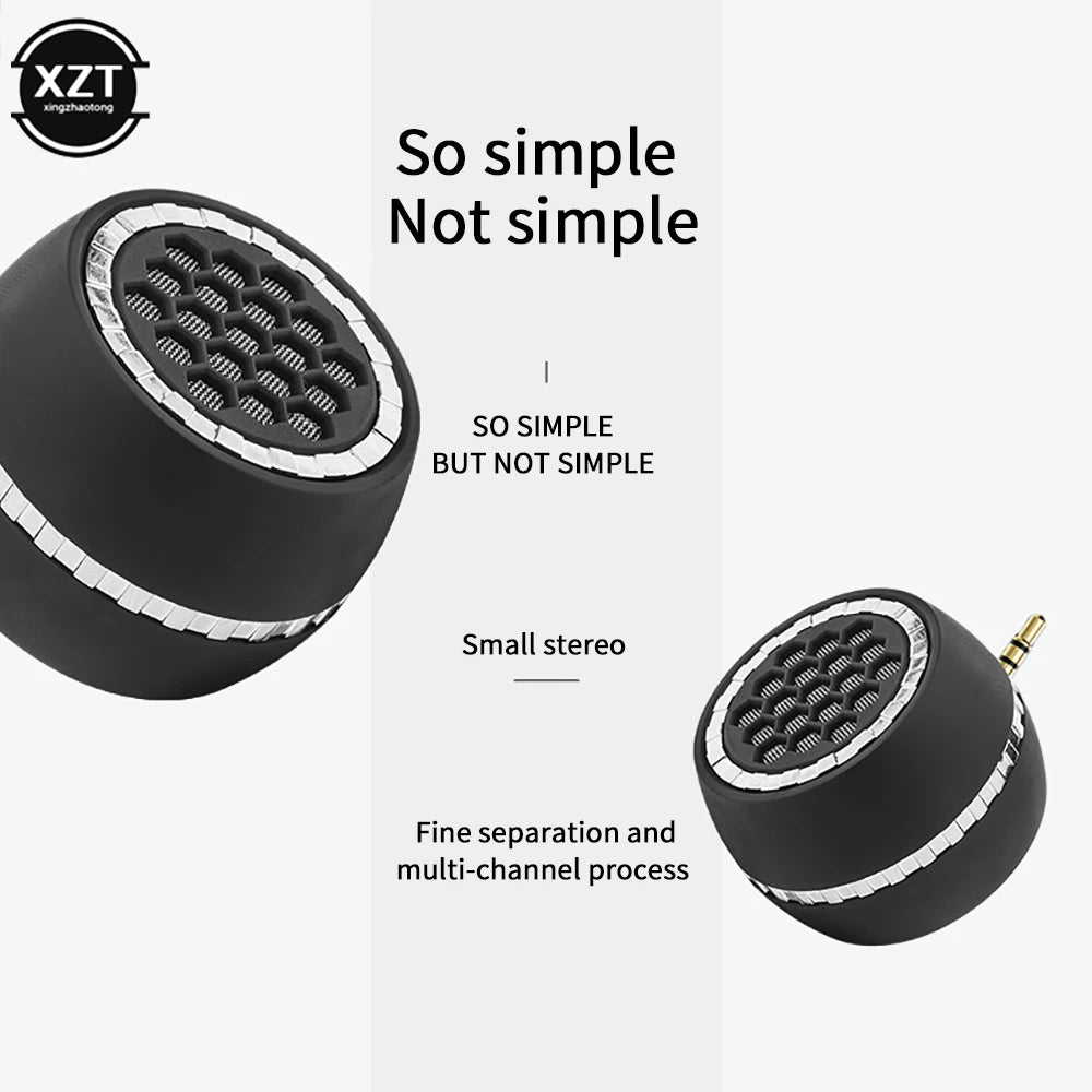 Portable Wireless Speaker Phone External Speaker Universal 3.5mm Jack Mini Sound Box Supplies for Smartphone Tablet Laptop MP3/4