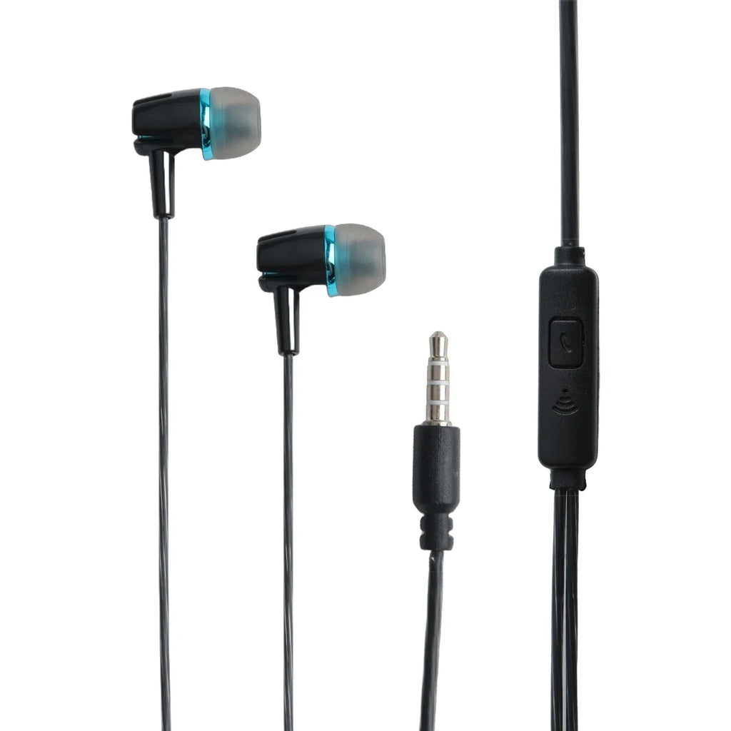 Wired Headphones Noise Cancelling In-ear Earphone Headset With Mic Stereo  Music Sports Earbuds For Mobile Phone Laptop ﻿