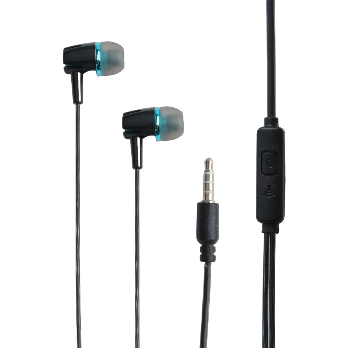 Wired Headphones Noise Cancelling In-ear Earphone Headset With Mic Stereo  Music Sports Earbuds For Mobile Phone Laptop ﻿