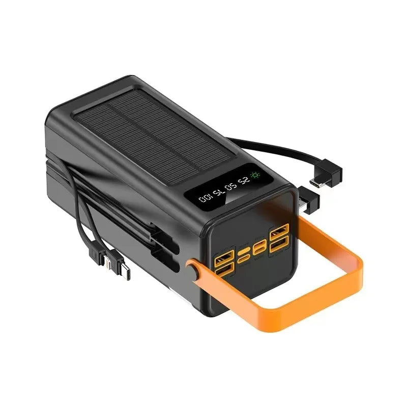 Portable Power Bank 120W 80000mAH Super Fast Charger Large Capacity External Battery Supports Simultaneous Charging of 7 Devices