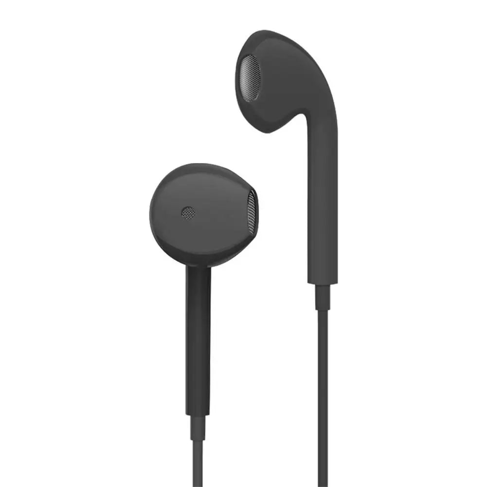 Wired Headset 3.5mm In-ear Earphones With Microphone For Mobile Phones High Definition Stereo Noise Canceling Sport Headphones