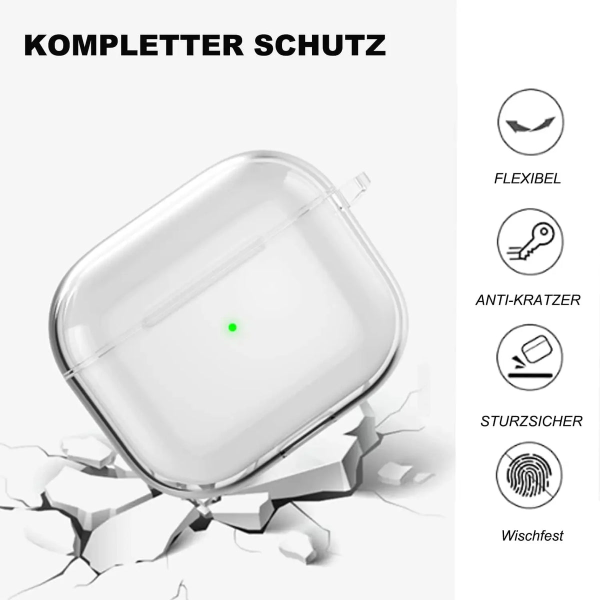 2025 For pro 2nd generation pods 3 4 Bluetooth Earphones ANC Wireless Headphones Earbuds Noise Cancelling TPU Case