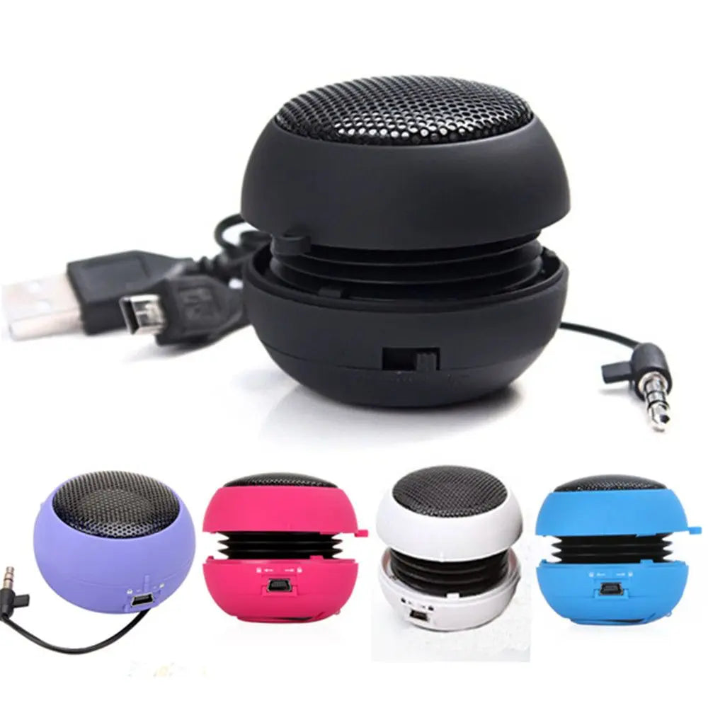 Laptop Music Player Loudspeaker for Phone PC Wired Hamburger Speaker 3.5mm Jack Sound Box Amplifier