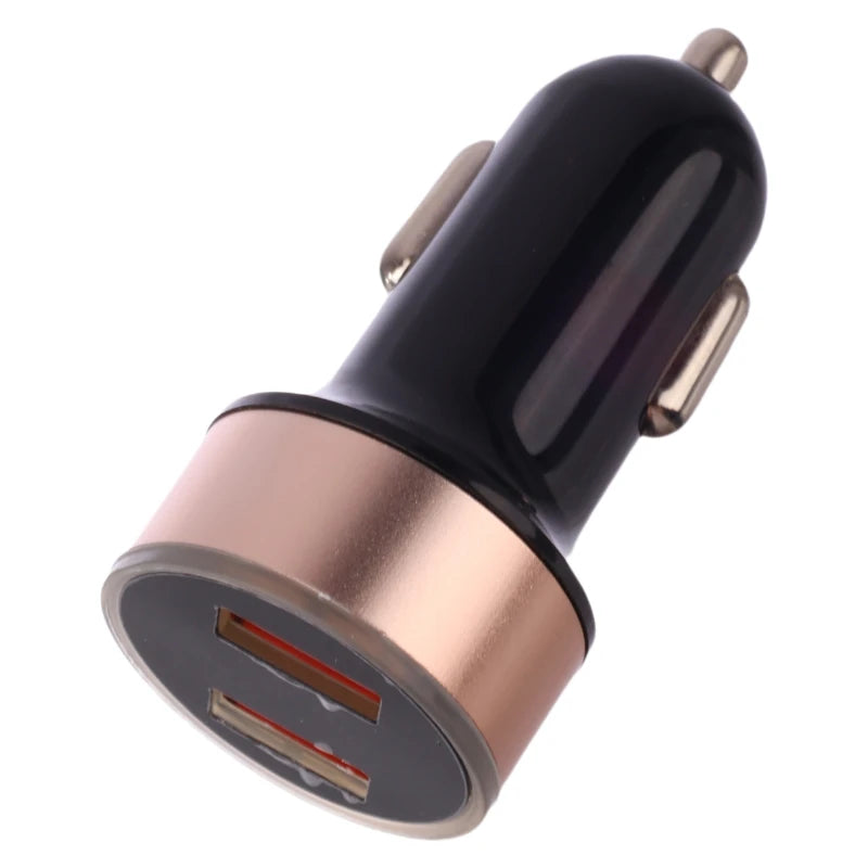 Car charger with fast charging 2 USB ports with digital display power supply and startup system charger for electrical equipment