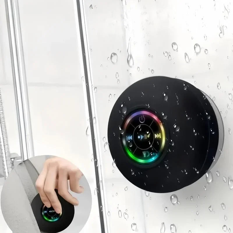 Loudspeaker Bluetooth Speaker Mini Shower Subwoofer Waterproof Handsfree With Suction Cup Mic For Bathroom Pool Beach Car Phone