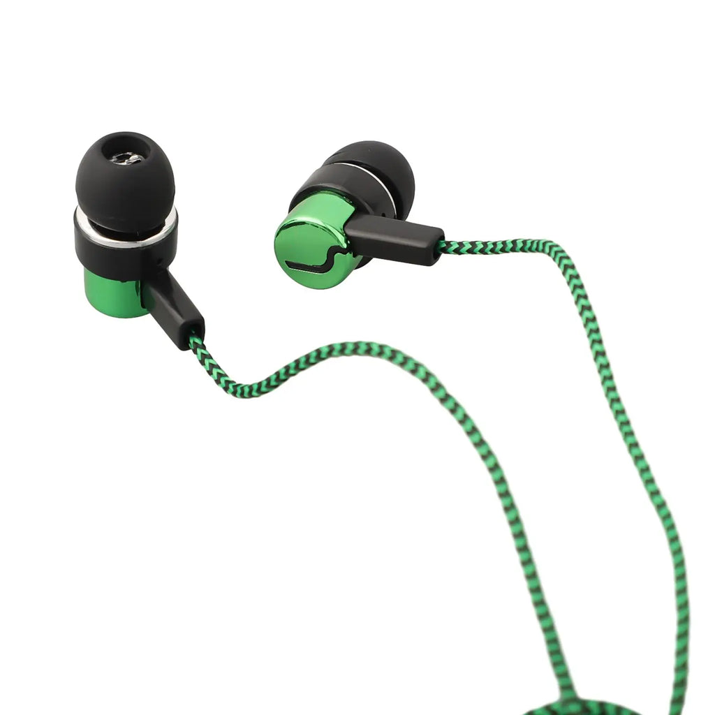 Wired Headphones 3.5mm Sport Earbuds With Bass Phone Earphones Stereo Headset With Mic Volume Control Music Earphones