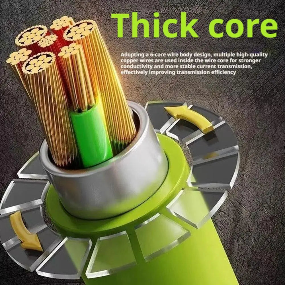 2M Mobile Phone Fast Charging Cable 240W Thick Liquid Silicone Smart Flash Charging USB Type-C Data Cable