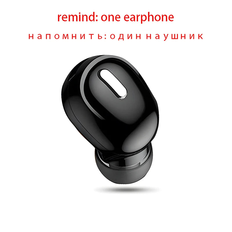 New Wireless Earphones Bluetooth 5.0 Headphones With Mic in-Ear Sports Waterproof TWS Earbuds Bluetooth Handsfree Single Headset