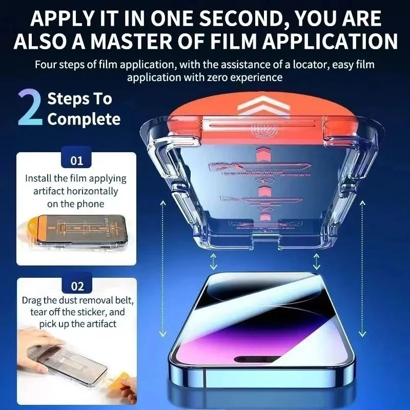 1-5PCS Privacy Screen Protector for iPhone 17 Pro Max 18 16 15 14 13 12 11 16e Plus Mini Air XR XS 6 7 8 Anti-Spy Tempered Glass