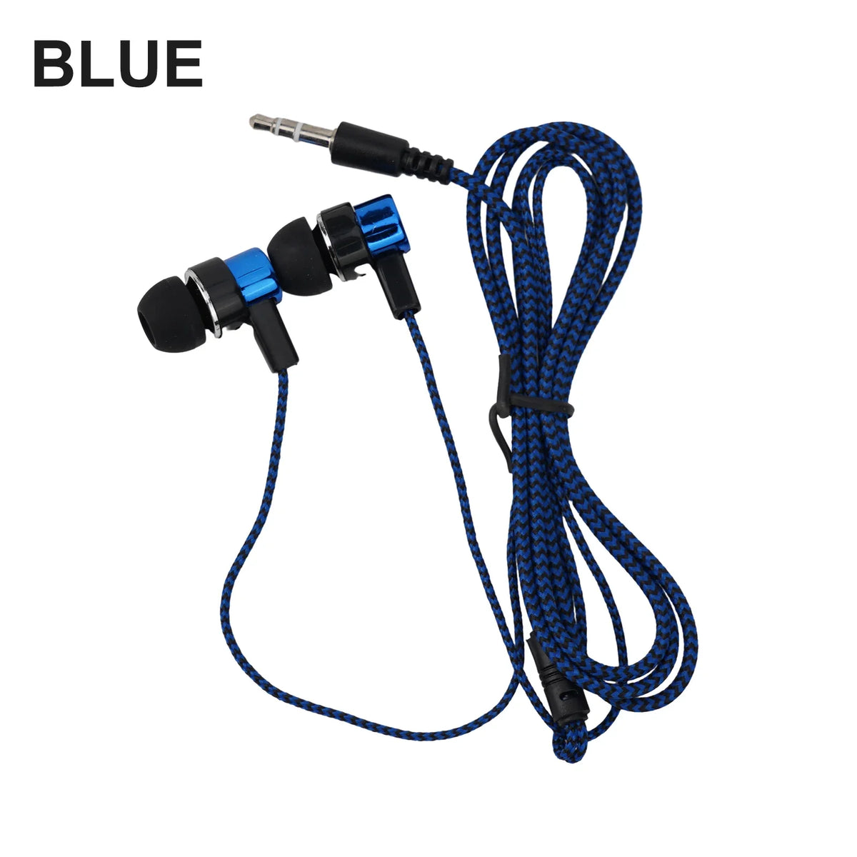 Wired Headphones 3.5mm Sport Earbuds With Bass Phone Earphones Stereo Headset With Mic Volume Control Music Earphones
