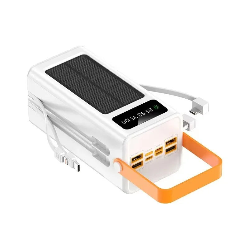Portable Power Bank 120W 80000mAH Super Fast Charger Large Capacity External Battery Supports Simultaneous Charging of 7 Devices