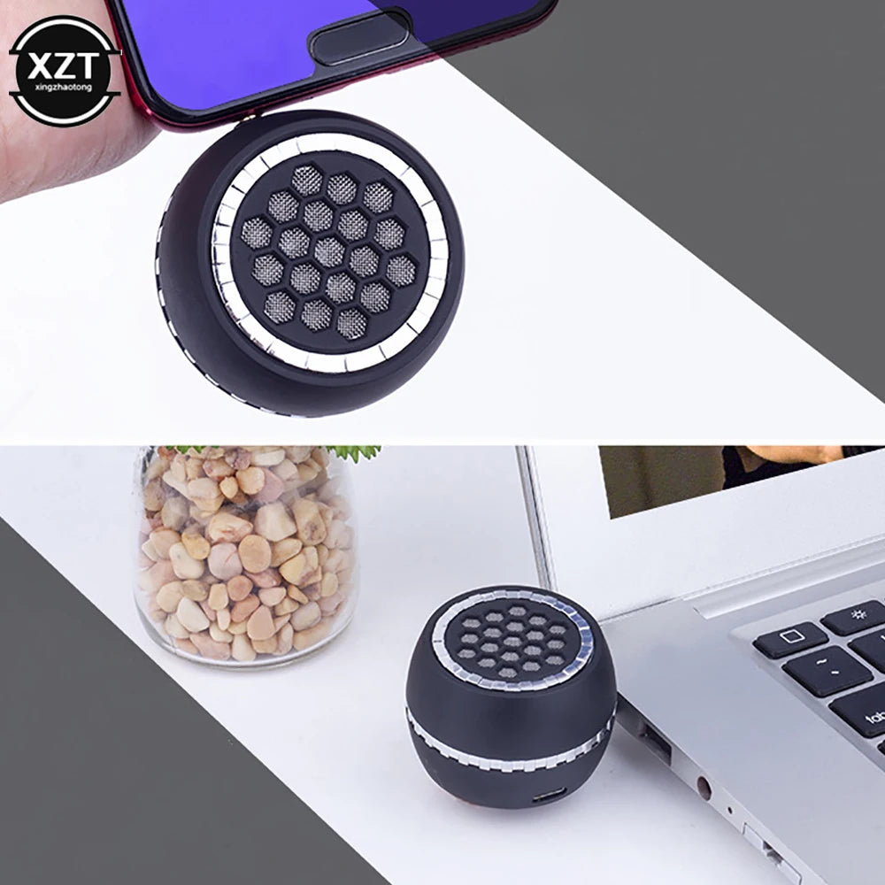 Portable Wireless Speaker Phone External Speaker Universal 3.5mm Jack Mini Sound Box Supplies for Smartphone Tablet Laptop MP3/4