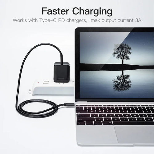 0.3m/0.5/1m/1.5m/2m 60W Type C to Type C Fast Charging Phone Data Cables USB C Fast Charging Wire Quick Charge 3.0 Data Cords
